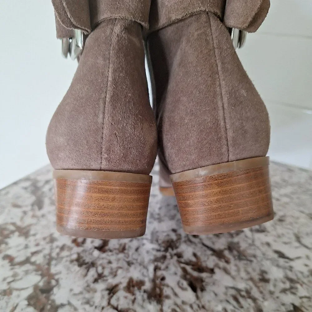 Aqutalia Suede Ankle  Booties‎ Size 6.5